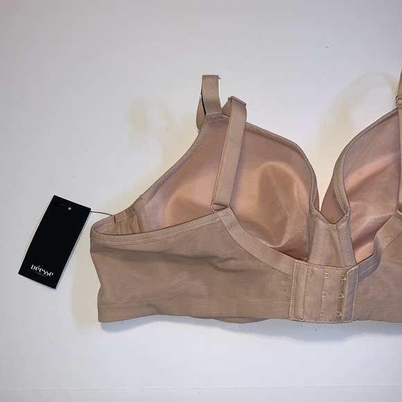 🆕 Déesse Lingerie Nude Polka Dot Bra - Women’s Size 44C / C44 - Picture 5 of 8
